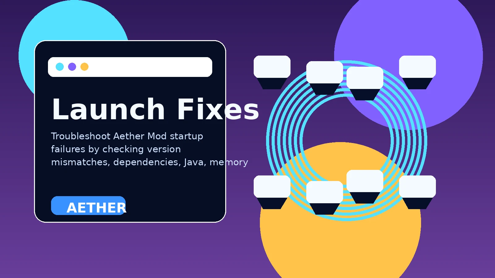 Launch Fixes illustration